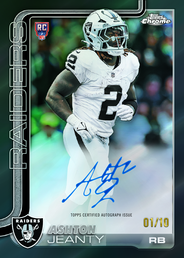 Ashton Jeanty Black Refractor /10