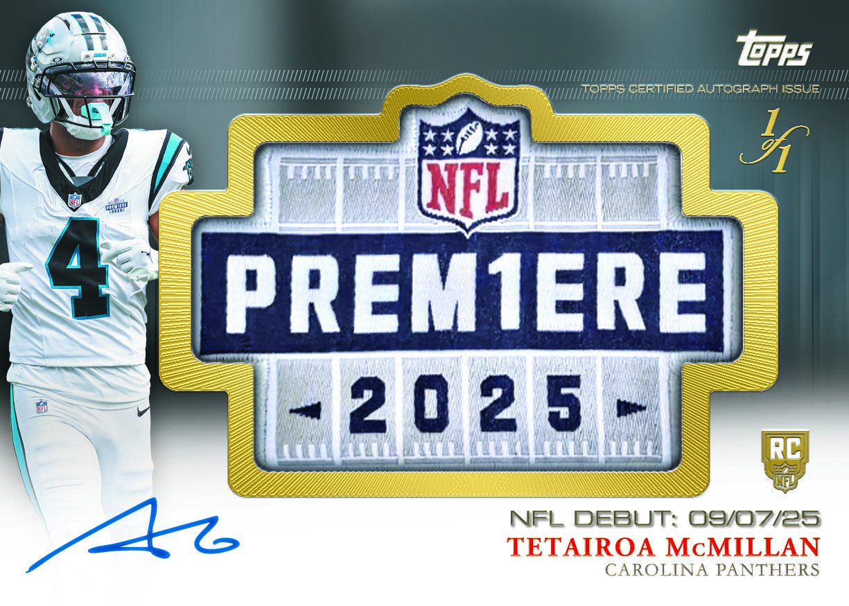 NFL Rookie PREM1ERE Debut Patch Autograph