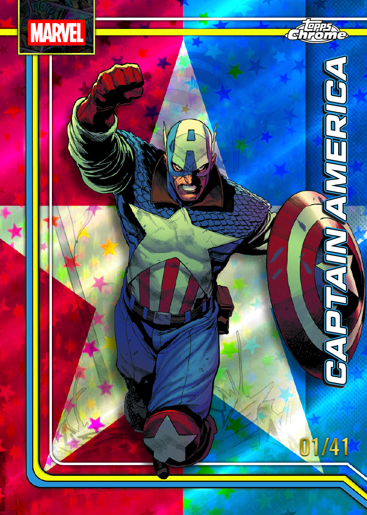 2026 Topps Chrome Marvel Comics card 1