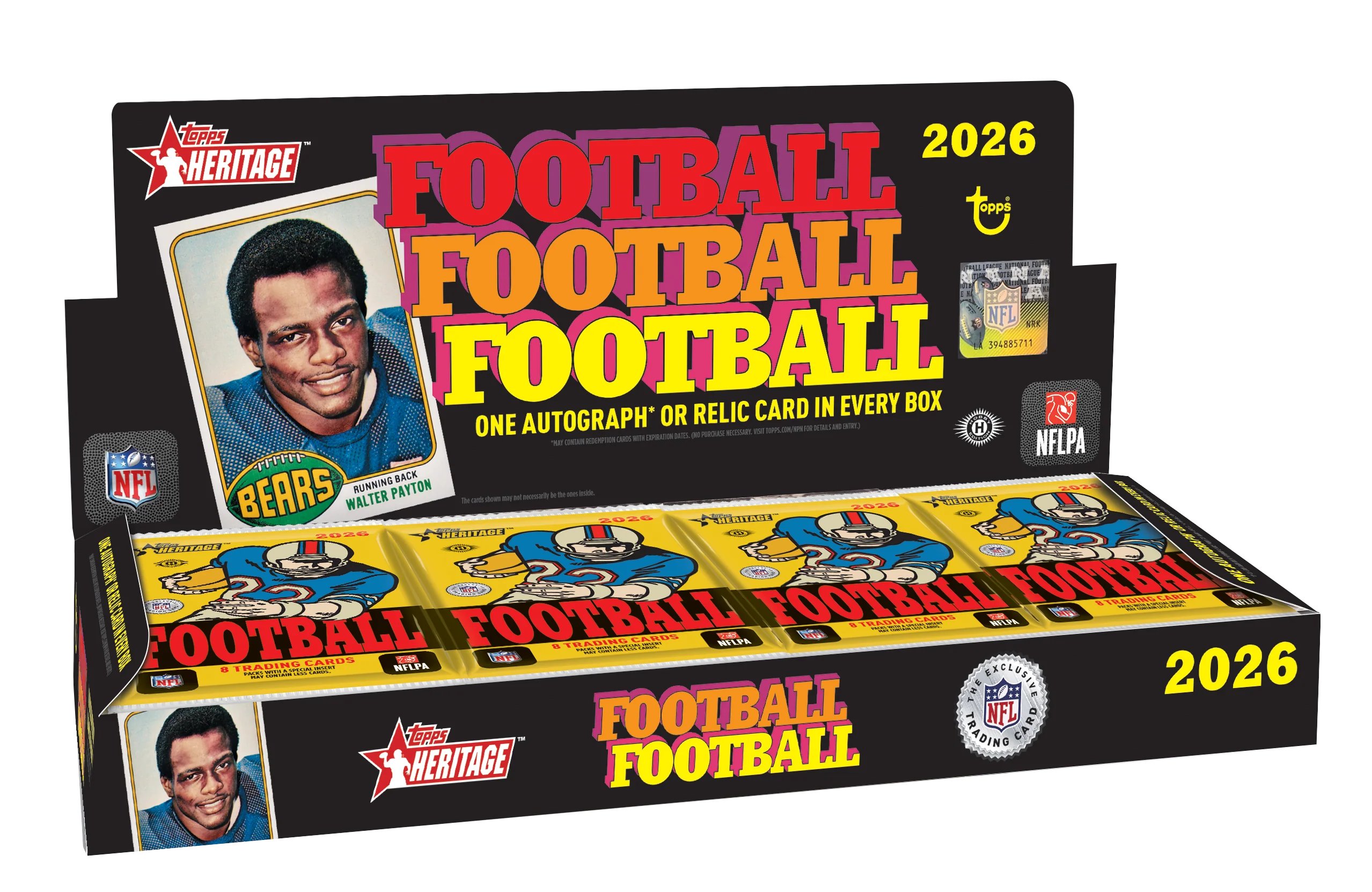 2026 Topps Heritage Football card 0