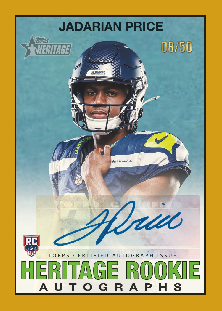 2026 Topps Heritage Football card 1