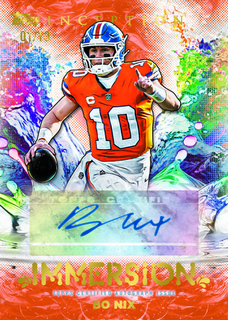 Signed Inception Cards 2026 Topps Inception Football Checklist & Pack Odds | Checklist²