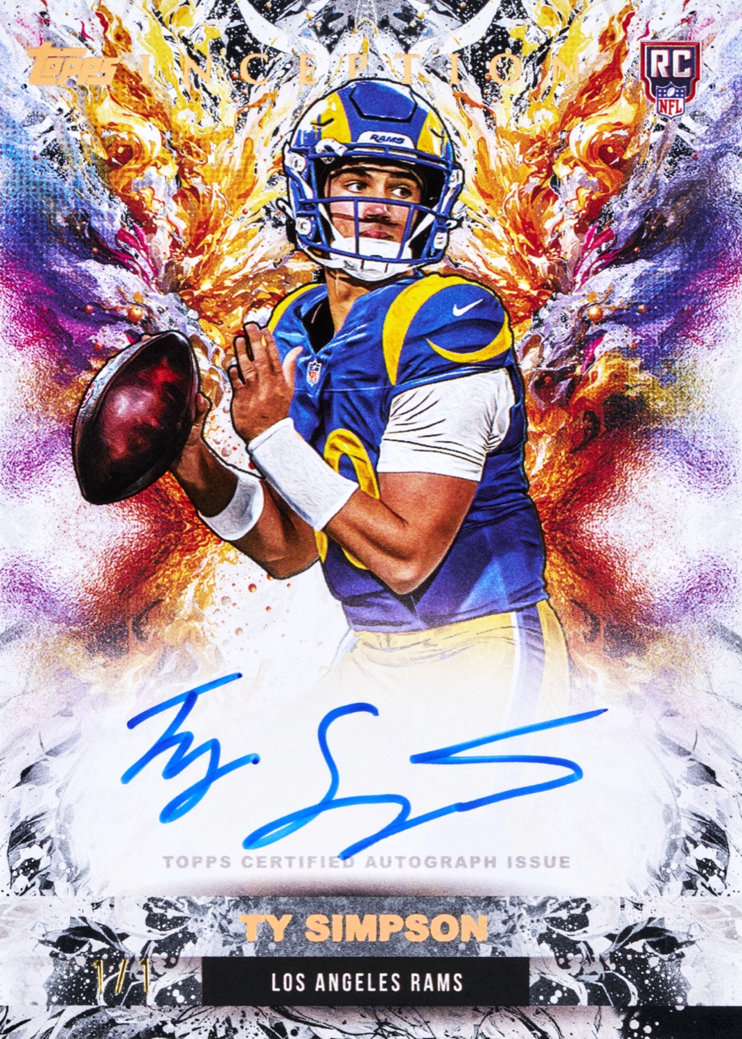 Signed Inception Cards 2026 Topps Inception Football Checklist & Pack Odds | Checklist²