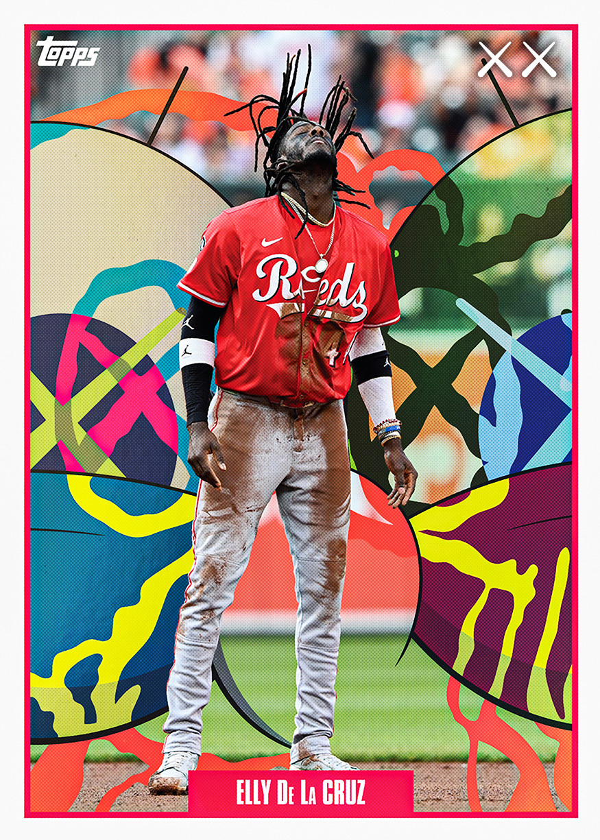 2026 Topps MLB x KAWS card 1