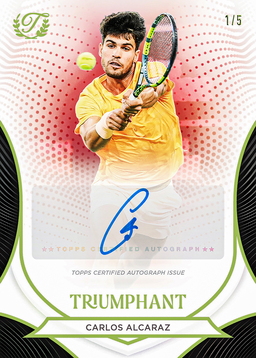 2026 Topps Triumphant Tennis card 1