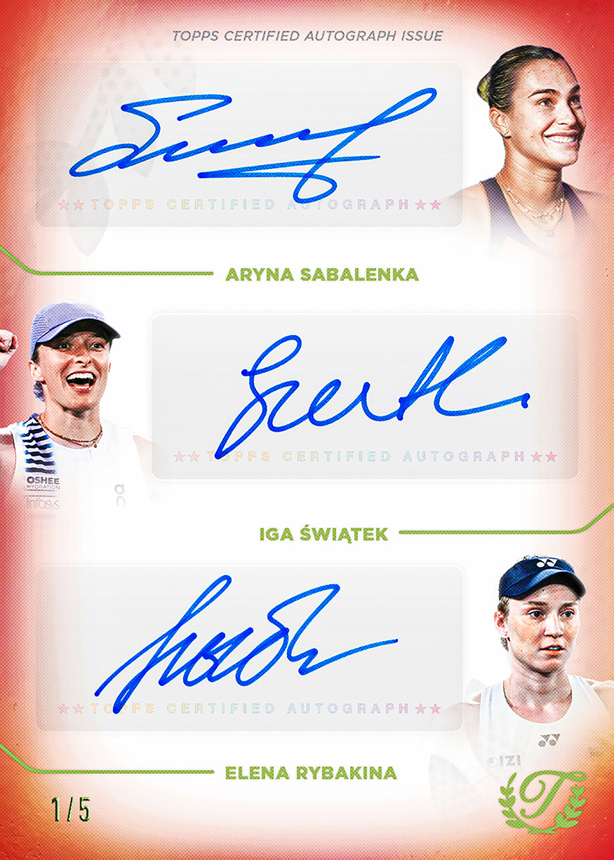 2026 Topps Triumphant Tennis card 8